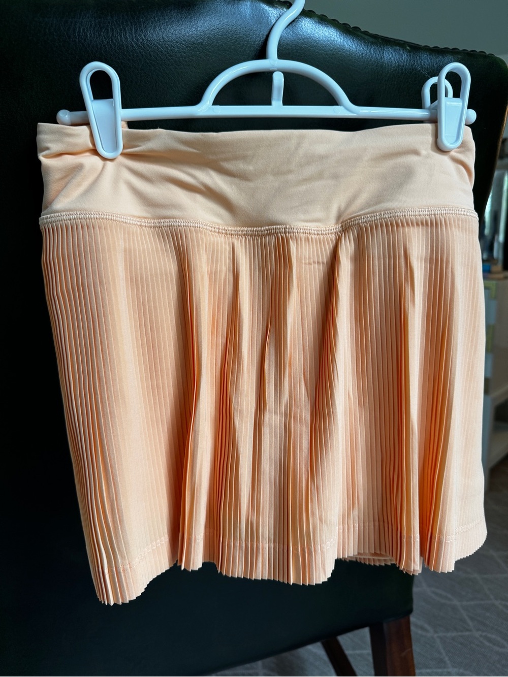 Lululemon Athletic Pleated Mini Skirt in Tangerine